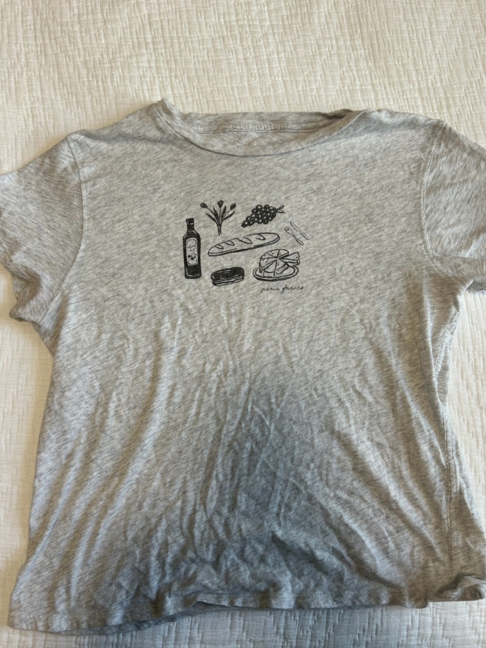 aerie, cropped graphic tee